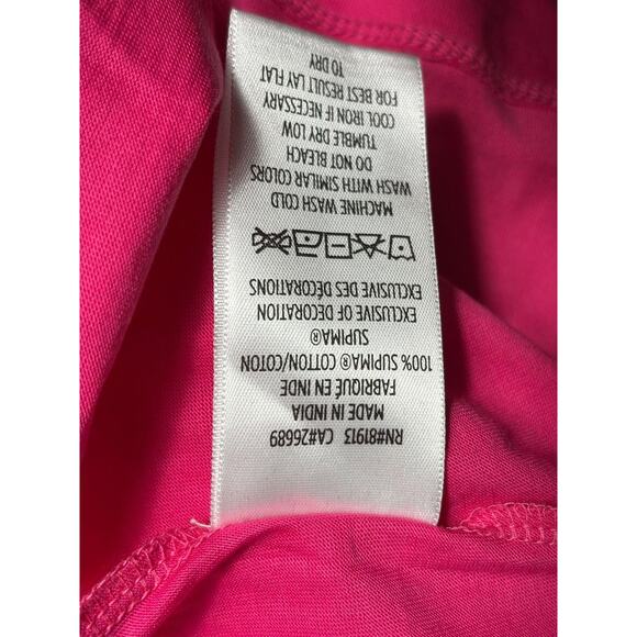 Robert Graham Supima Cotton Shirt Mens Sz L Pink Wakefield  V-Neck Classic Tee - Picture 5 of 7